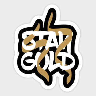 STAY GOLD Sticker